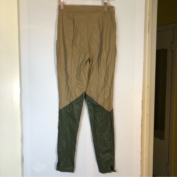 Shein Color Block PU Leather Pants-Size Small - Picture 10 of 13